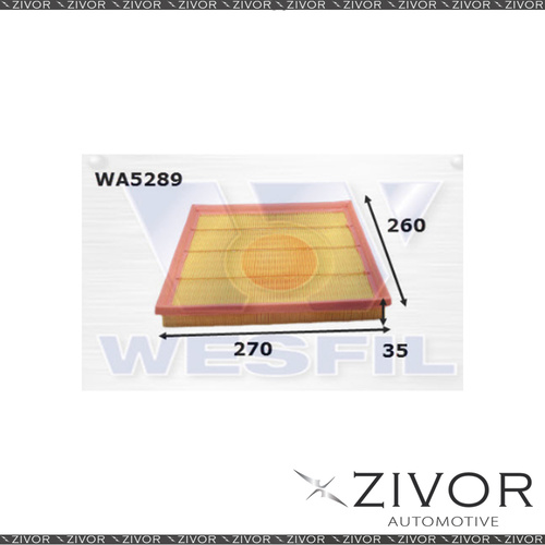 New WESFIL Air Filter For BMW 535i 3.0L 06/10-03/17 - WA5289