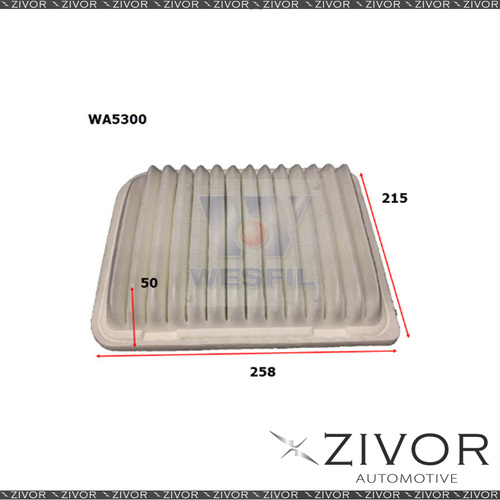 Wesfil Air Filter For Mitsubishi Outlander 2.0L 11/12-04/15 - WA5300 *By Zivor*