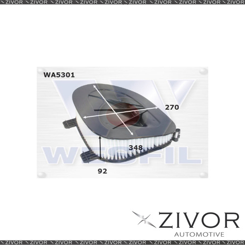 Wesfil Air Filter For BMW X3 3.0L TDi 05/11-11/17 - WA5301  *By Zivor*