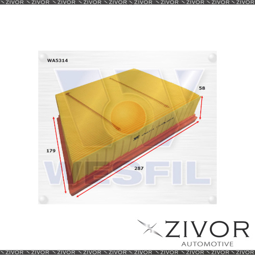 New WESFIL Air Filter For Landrover Range Rover Evoque 2.0L 10/11-on - WA5314