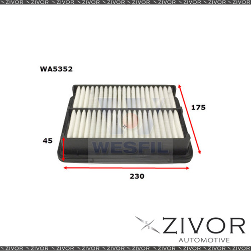 New WESFIL Air Filter For Mazda CX-3 1.5L TD 03/15-on - WA5352