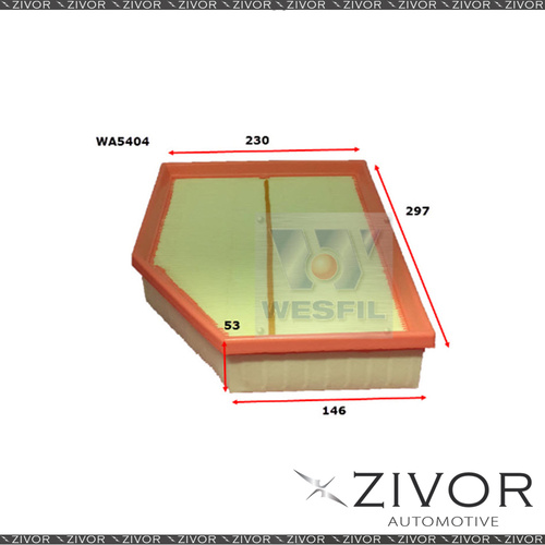 New WESFIL Air Filter For Volvo V40 2.0L D2 09/15-on - WA5404