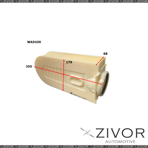 Air Filter  For Mercedes Benz ML250 2.1L CDi 03/12-09/15 - WA5430 *By Zivor*