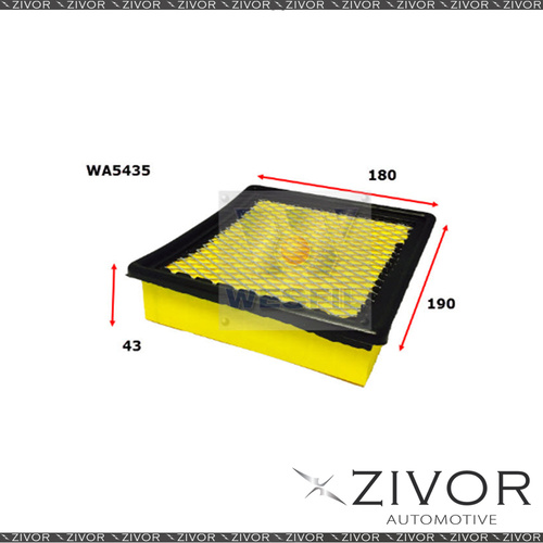 New Wesfil Air Filter For Holden Volt 1.4L 09/12-on - WA5435