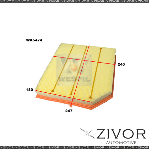 New Wesfil Air Filter For Volvo XC40 2.0L D4 03/18-on - WA5474
