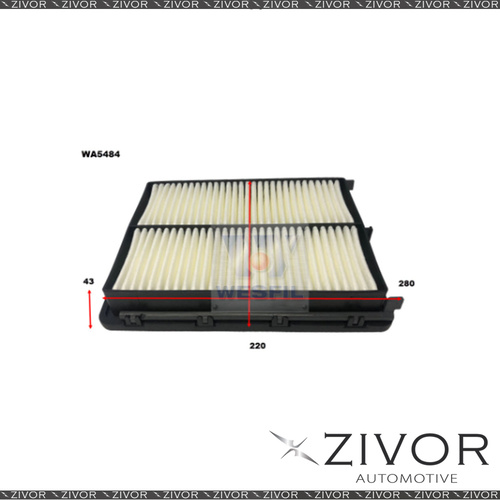 New Wesfil Air Filter For Hyundai Sonata 2.0L 01/15-on - WA5484