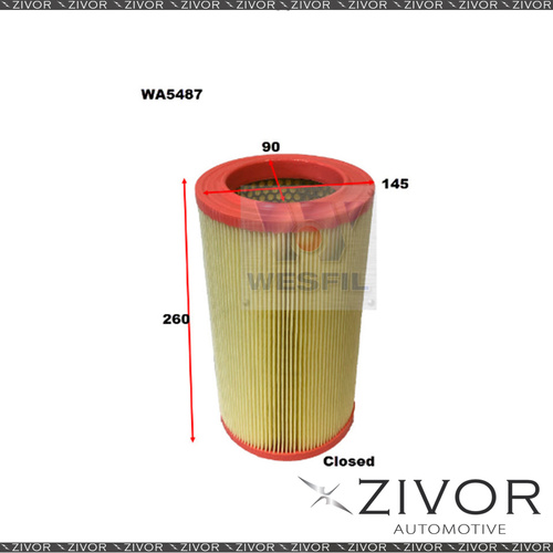 New Wesfil Air Filter For Alfa Romeo 4C 1.8L TBi 01/15-on - WA5487