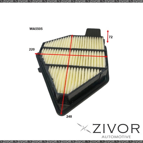 New Wesfil Air Filter For Honda CRV 1.6L TD 09/15-on - WA5505