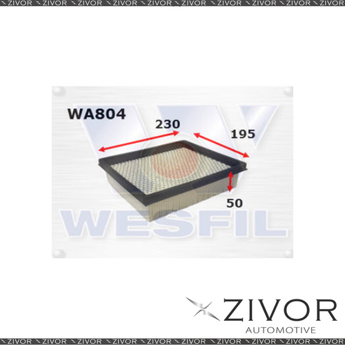 New WESFIL Air Filter For Ford Capri 1.6L 10/89-07/94 - WA804