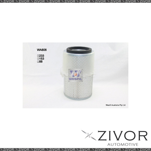Wesfil Air Filter For Ford Trader 3.0L D 04/79-1985 - WA806 *By Zivor*
