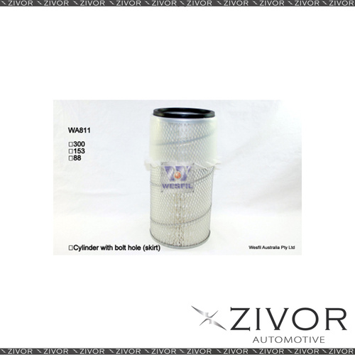 Wesfil Air Filter For Isuzu JCR420 5.8L D 11/78-1989 - WA811 *By Zivor*