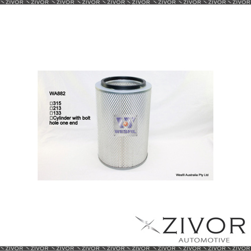 Wesfil Air Filter For Hino Hawk - FD3W 6.0L D 1991-1997 - WA882 *By Zivor*