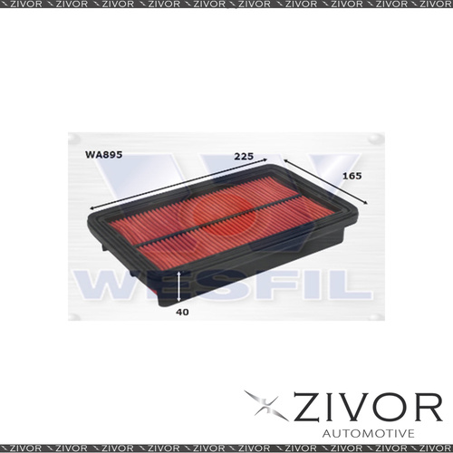 Wesfil Air Filter For Mazda 626 2.0L 07/97-08/02 - WA895 *By Zivor*