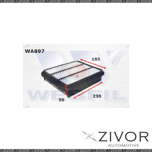 New WESFIL Air Filter For Mitsubishi Galant 2.0L 04/93-1995 - WA897
