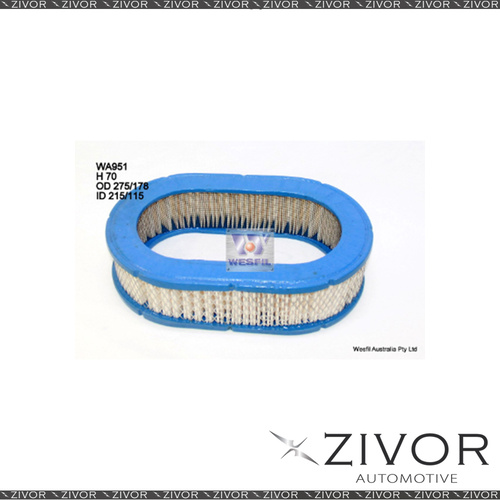 New Wesfil Air Filter For Ford Trader 2.0L 06/79-1981 - WA951