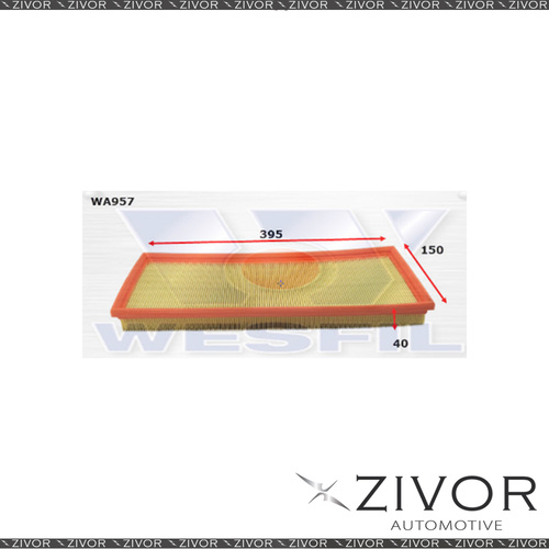 Wesfil Air Filter For Ford Mondeo 2.0L 07/95-2001 - WA957 *By Zivor*