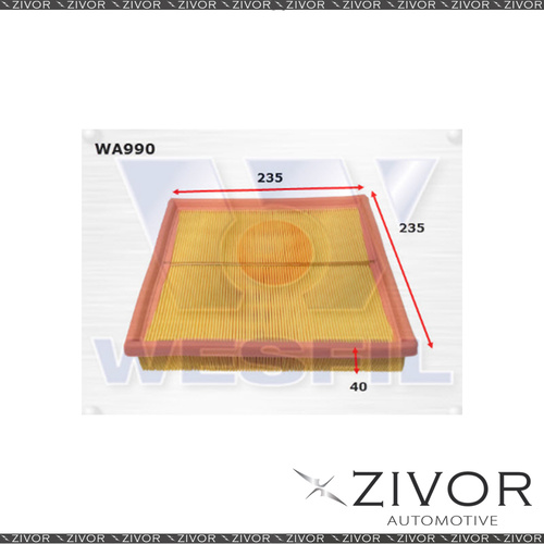 New WESFIL Air Filter For BMW 316i 1.6L 03/95-04/99 - WA990