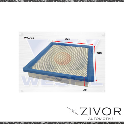 Wesfil Air Filter For Holden Commodore 6.0L V8 02/06-07/06 - WA991 *By Zivor*