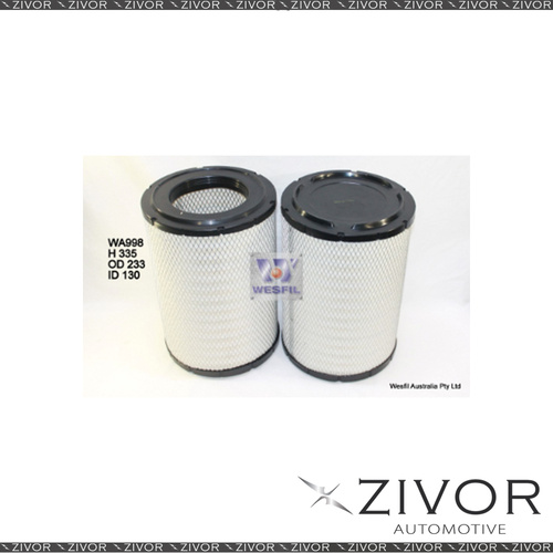 New WESFIL Air Filter For Hino Ranger 5 - FC3J 6.6L D 1996-2003 - WA998