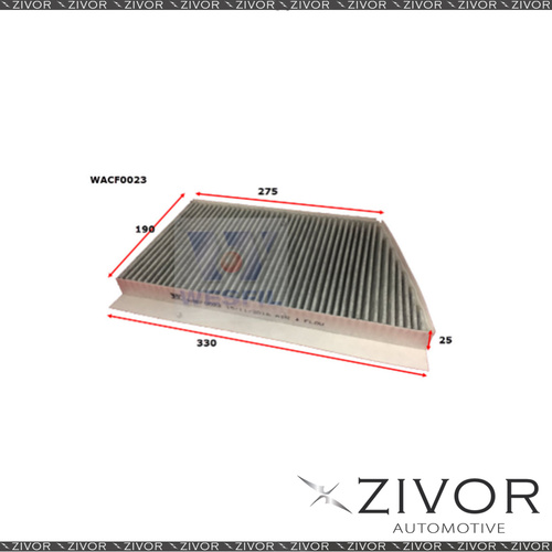 WESFIL CABIN Filter For Mercedes Benz CLK280 3.0L V6 09/05-06/10 -WACF0023