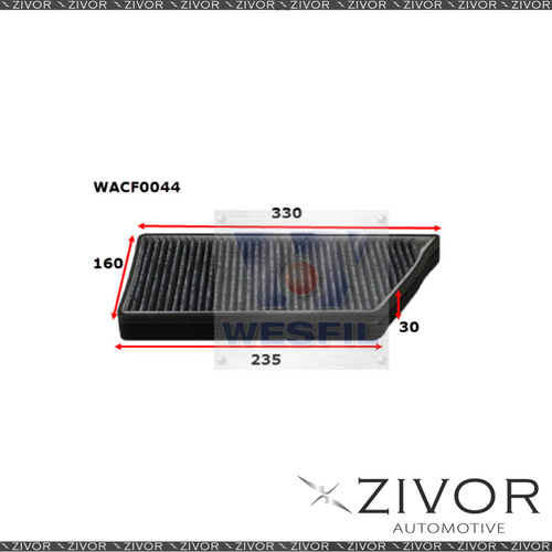 WESFIL CABIN Filter For Peugeot 206 2.0L 01/04-02/07 -WACF0044* By Zivor*