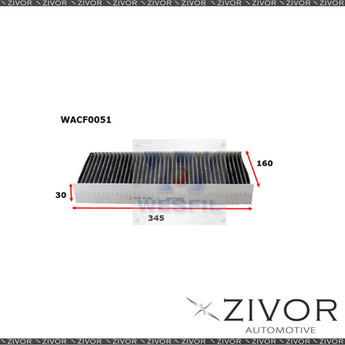 New WESFIL CABIN Filter For Ford Focus 1.8L 09/02-04/05 -WACF0051