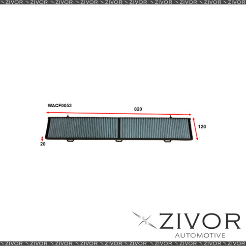 WESFIL CABIN Filter For BMW 120i 2.0L 10/04-01/15 -WACF0053* By Zivor*