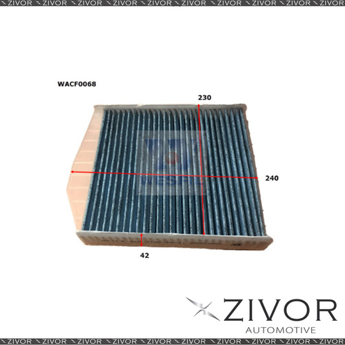 New WESFIL CABIN Filter For Volvo XC90 2.4L D5 10/06-07/11 -WACF0068