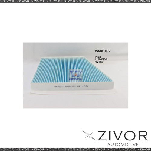 WESFIL CABIN Filter For Mercedes Benz E500 5.5L V8 10/06-09/09 -WACF0072