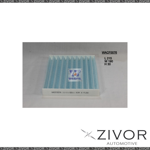 WESFIL CABIN Filter For Subaru Liberty 2.5L 09/09-01/15 -WACF0076* By Zivor*