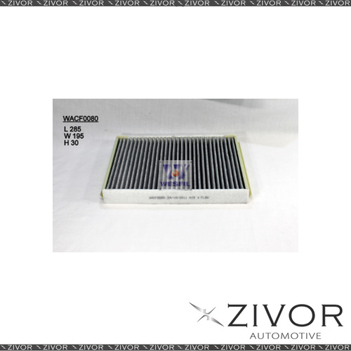 WESFIL CABIN Filter For Volvo S60 2.4L D5 12/10-06/12 -WACF0080* By Zivor*