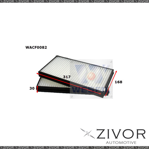 New WESFIL CABIN Filter For BMW 525i 2.5L 06/05-06/09 -WACF0082