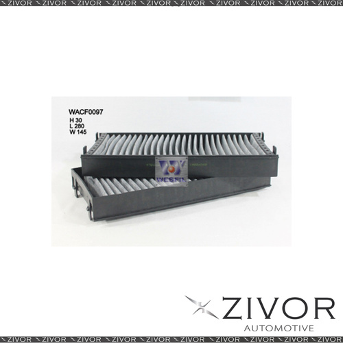 WESFIL CABIN Filter For BMW X5 4.4L V8 10/13-11/18 -WACF0097