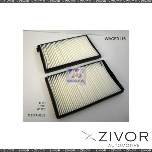WESFIL CABIN Filter For Hyundai iMax 2.5L CRDi 02/08-on -WACF0115* By Zivor*