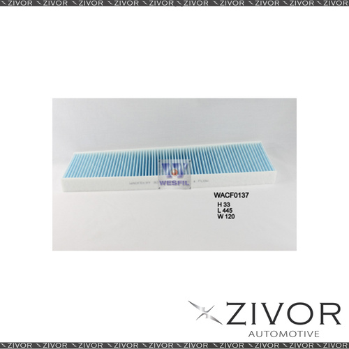 New WESFIL CABIN Filter For Mini Cooper S 1.6L 03/07-on -WACF0137