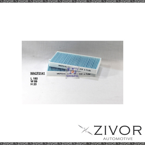 WESFIL CABIN Filter For Jeep Cherokee 3.7L V6 03/08-05/14 -WACF0141* By Zivor*