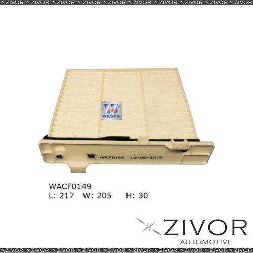 New WESFIL CABIN Filter For Mitsubishi Pajero 3.2L Di-D 10/06-on -WACF0149