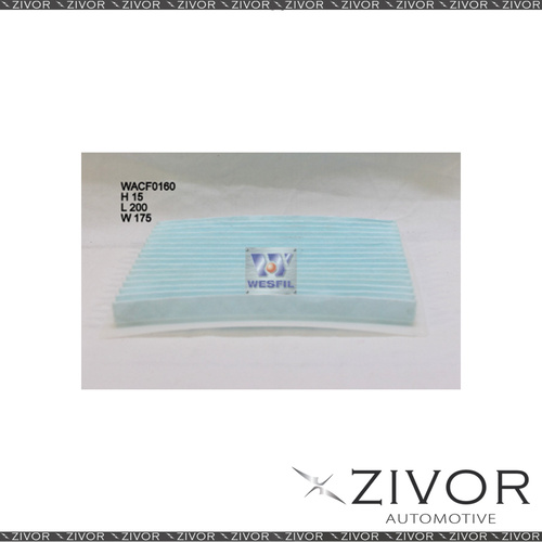 WESFIL CABIN Filter For Mitsubishi Colt 1.5L 08/04-01/13 -WACF0160* By Zivor*