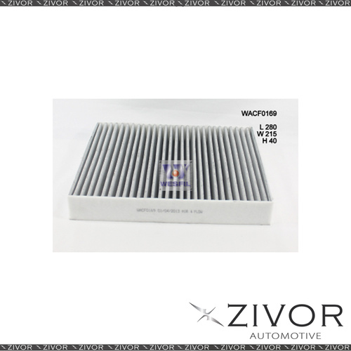 New WESFIL CABIN Filter For Porsche Cayenne 3.0L V6 TD 07/10-2011 -WACF0169