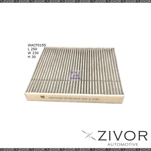 WESFIL CABIN Filter For Skoda Superb 2.0L TDi 05/16-on -WACF0195