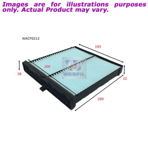 New WESFIL Cabin Filter For Mazda 3  2.5L WACF0212