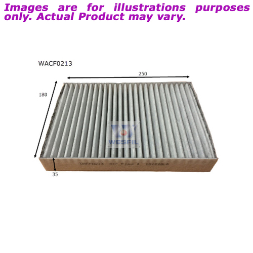 New WESFIL Cabin Filter For Nissan Qashqai 1.6L dCi WACF0213