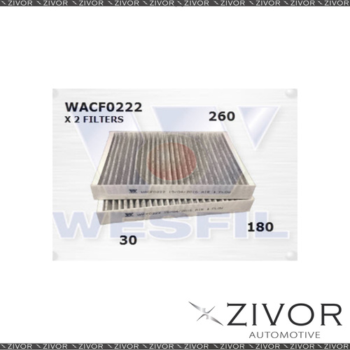WESFIL CABIN Filter For Mercedes Benz S320 3.0L V6 CDi 2008-2009 -WACF0222
