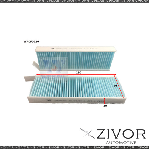 New WESFIL CABIN Filter For Peugeot 5008 2.0L HDi 01/18-on -WACF0226