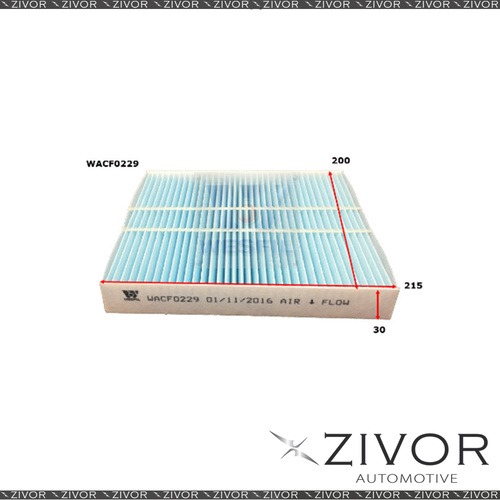 WESFIL CABIN Filter For Ford Transit 2.3L 10/06-02/08 -WACF0229* By Zivor*