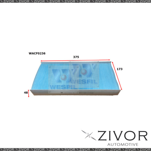 New WESFIL CABIN Filter For Peugeot Expert 2.0L HDi 01/13-on -WACF0236