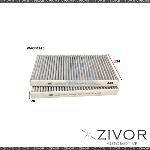 New WESFIL CABIN Filter For HAVAL H8 2.0L 10/15-on -WACF0245