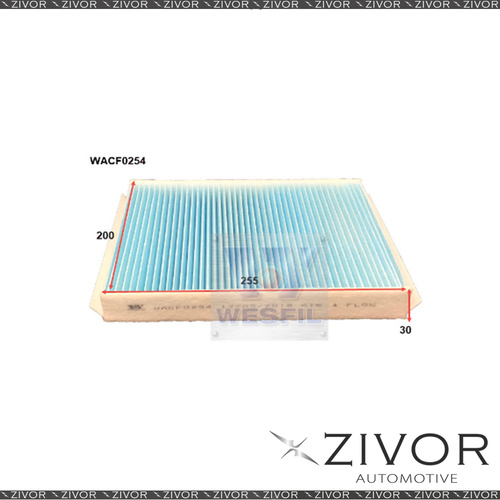 WESFIL CABIN Filter For Ford Mustang 2.3L 07/15-on -WACF0254