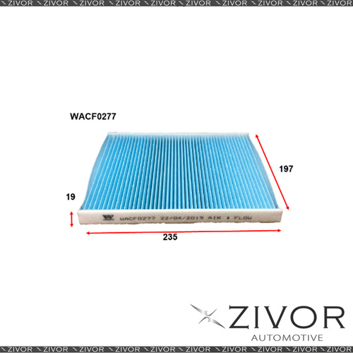 New WESFIL CABIN Filter For Jeep Wrangler 3.6L V6 04/18-on -WACF0277