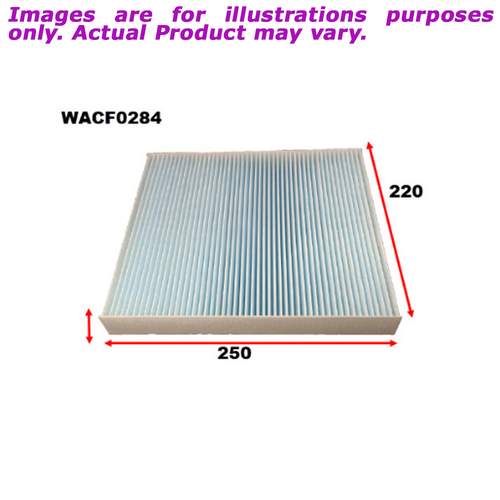 New WESFIL Cabin Filter For Audi A1 1.0L TFSi WACF0284